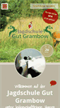 Mobile Screenshot of jagdschule-gutgrambow.de